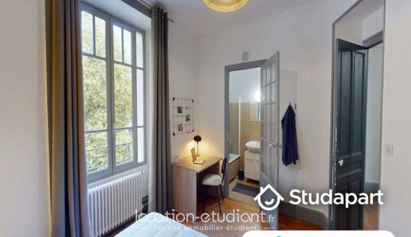 Colocation tudiante Studio à Lyon 7me arrondissement (69007)