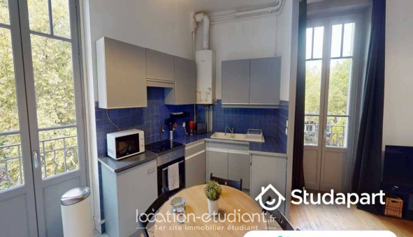 Colocation tudiante Studio à Lyon 7me arrondissement (69007)