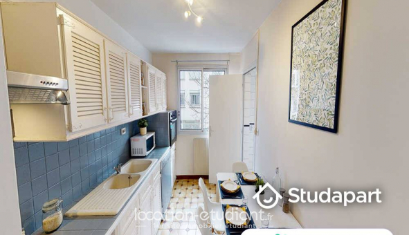 Colocation tudiante Studio à Lyon 7me arrondissement (69007)