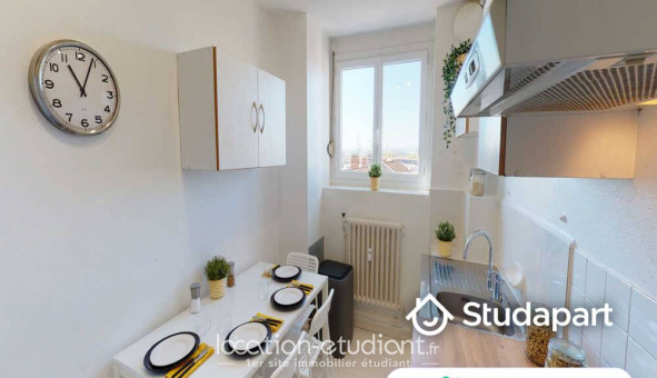Colocation �tudiante Studio &agrave; Lyon 7�me arrondissement (69007)