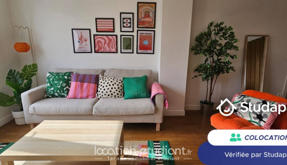 Colocation �tudiante Studio &agrave; Lyon 7�me arrondissement (69007)