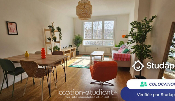 Colocation �tudiante Studio &agrave; Lyon 7�me arrondissement (69007)