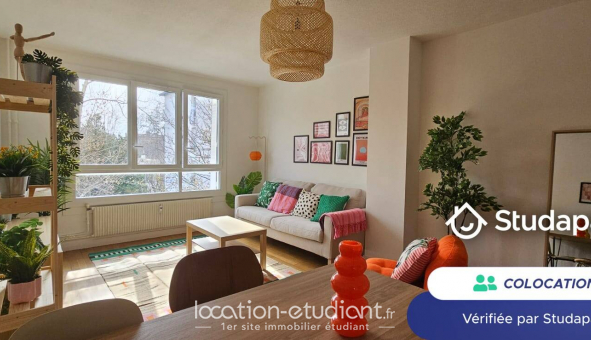 Colocation �tudiante Studio &agrave; Lyon 7�me arrondissement (69007)