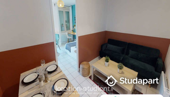 Colocation �tudiante Studio &agrave; Lyon 7�me arrondissement (69007)