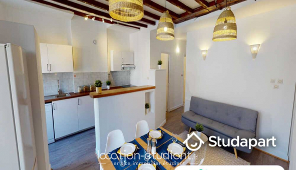 Colocation �tudiante Studio &agrave; Lyon 7�me arrondissement (69007)