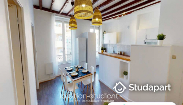 Colocation �tudiante Studio &agrave; Lyon 7�me arrondissement (69007)