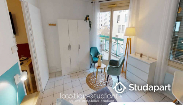 Colocation �tudiante Studio &agrave; Lyon 7�me arrondissement (69007)