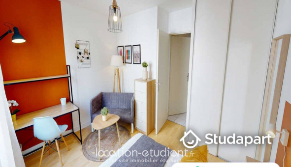 Colocation �tudiante Studio &agrave; Lyon 7�me arrondissement (69007)