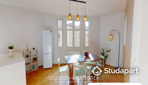 Colocation �tudiante Studio &agrave; Lyon 7�me arrondissement (69007)