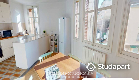 Colocation �tudiante Studio &agrave; Lyon 7�me arrondissement (69007)