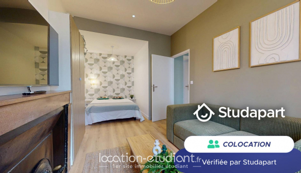 Colocation �tudiante Studio &agrave; Lyon 7�me arrondissement (69007)