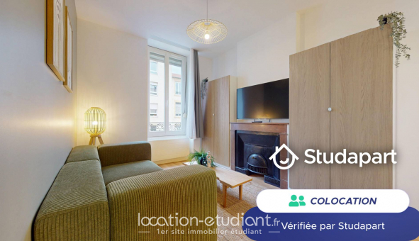 Colocation �tudiante Studio &agrave; Lyon 7�me arrondissement (69007)