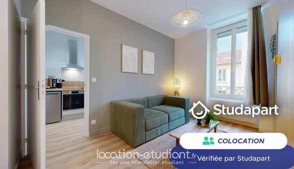 Colocation �tudiante Studio &agrave; Lyon 7�me arrondissement (69007)