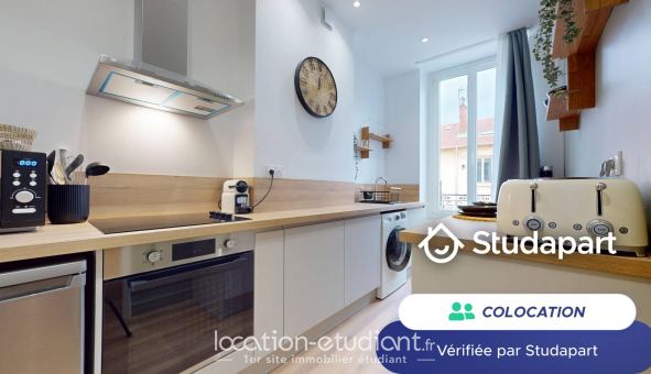 Colocation �tudiante Studio &agrave; Lyon 7�me arrondissement (69007)