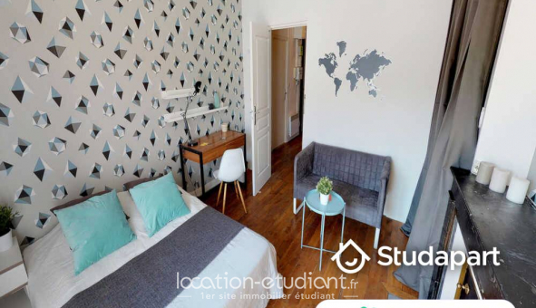Colocation �tudiante Studio &agrave; Lyon 7�me arrondissement (69007)
