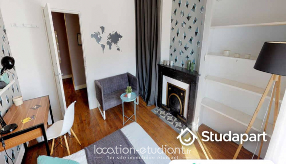 Colocation �tudiante Studio &agrave; Lyon 7�me arrondissement (69007)