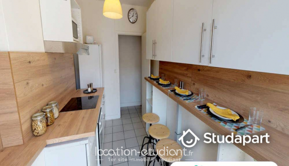 Colocation �tudiante Studio &agrave; Lyon 7�me arrondissement (69007)