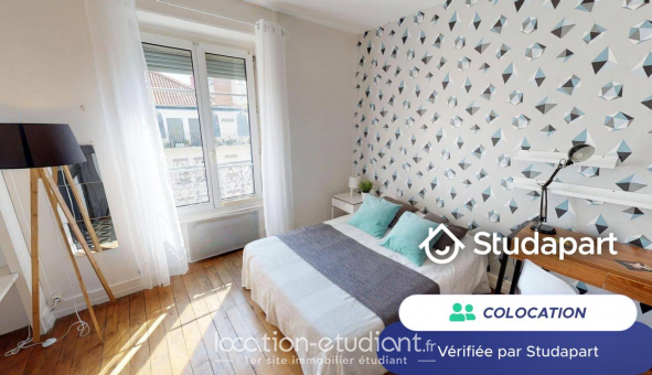 Colocation tudiante Studio à Lyon 7me arrondissement (69007)