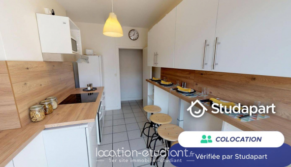Colocation tudiante Studio à Lyon 7me arrondissement (69007)