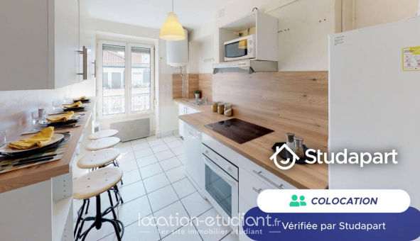 Colocation tudiante Studio à Lyon 7me arrondissement (69007)