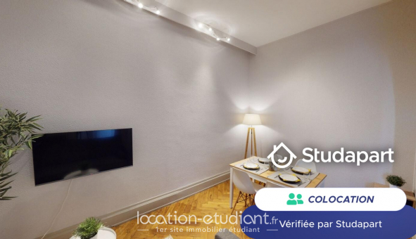 Colocation tudiante Studio à Lyon 7me arrondissement (69007)