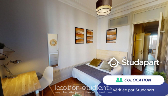 Colocation tudiante Studio à Lyon 7me arrondissement (69007)