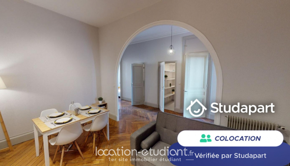 Colocation tudiante Studio à Lyon 7me arrondissement (69007)