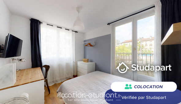 Colocation �tudiante Studio &agrave; Lyon 8�me arrondissement (69008)