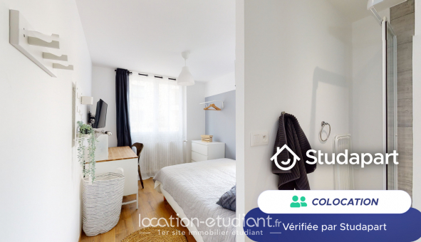 Colocation �tudiante Studio &agrave; Lyon 8�me arrondissement (69008)