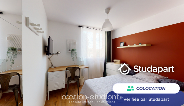 Colocation �tudiante Studio &agrave; Lyon 8�me arrondissement (69008)
