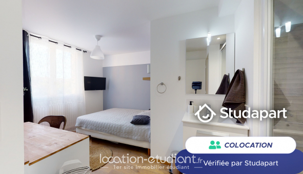 Colocation �tudiante Studio &agrave; Lyon 8�me arrondissement (69008)
