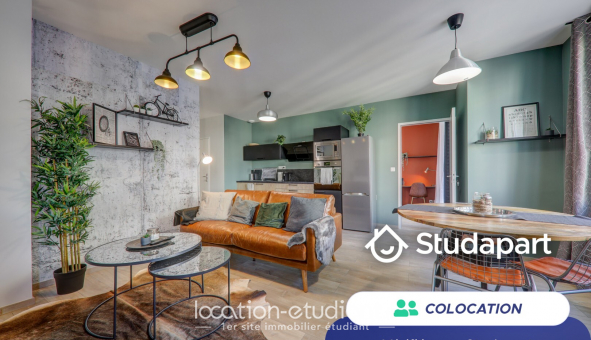Colocation �tudiante Studio &agrave; Lyon 8�me arrondissement (69008)