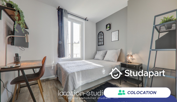 Colocation �tudiante Studio &agrave; Lyon 8�me arrondissement (69008)