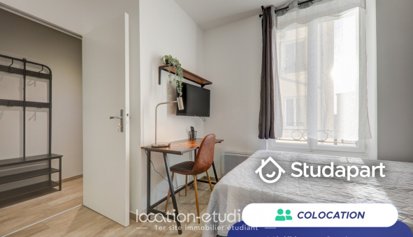 Colocation �tudiante Studio &agrave; Lyon 8�me arrondissement (69008)