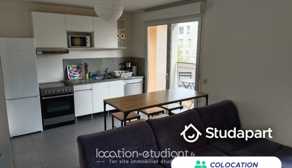 Colocation tudiante Studio à Lyon 8me arrondissement (69008)