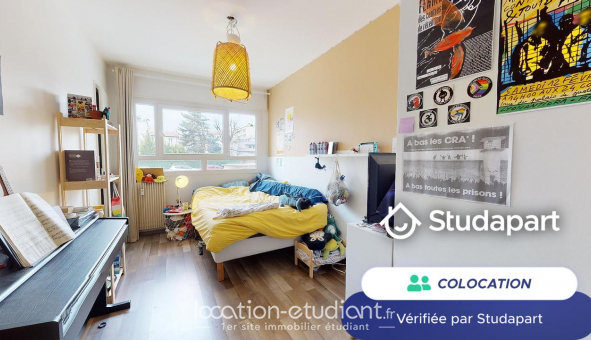 Colocation tudiante Studio à Lyon 8me arrondissement (69008)