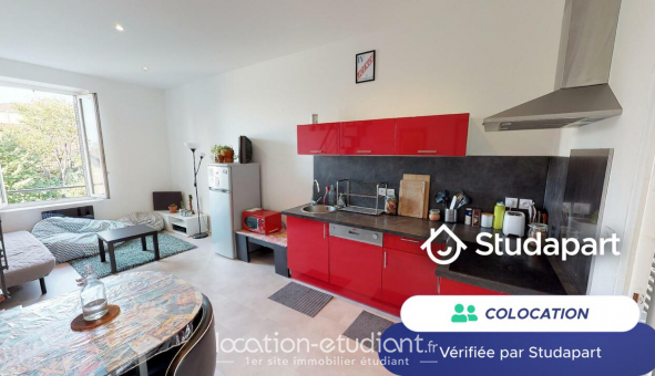 Colocation tudiante Studio à Lyon 8me arrondissement (69008)