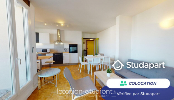Colocation tudiante Studio à Lyon 8me arrondissement (69008)