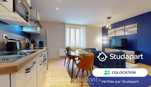 Colocation �tudiante Studio &agrave; Lyon 8�me arrondissement (69008)