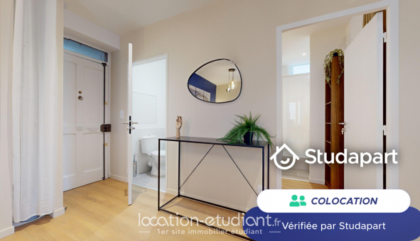 Colocation �tudiante Studio &agrave; Lyon 8�me arrondissement (69008)