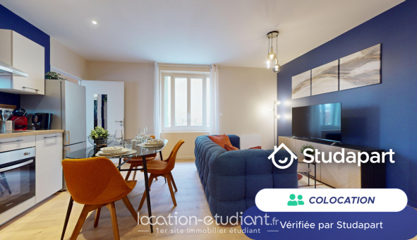 Colocation �tudiante Studio &agrave; Lyon 8�me arrondissement (69008)