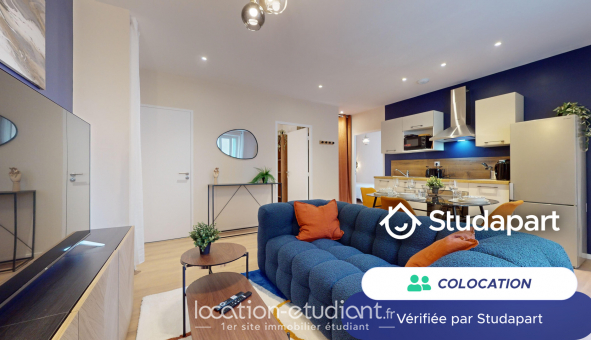 Colocation �tudiante Studio &agrave; Lyon 8�me arrondissement (69008)