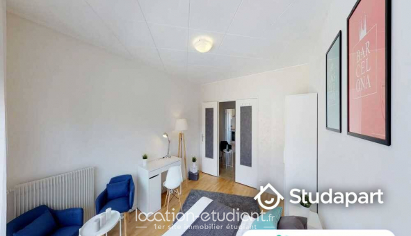 Colocation �tudiante Studio &agrave; Lyon 8�me arrondissement (69008)