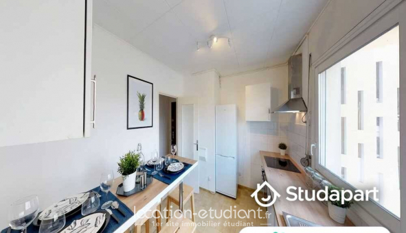 Colocation �tudiante Studio &agrave; Lyon 8�me arrondissement (69008)