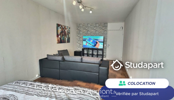 Colocation �tudiante Studio &agrave; Lyon 8�me arrondissement (69008)