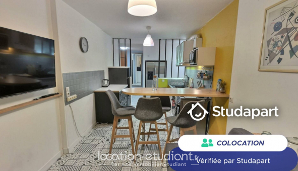 Colocation �tudiante Studio &agrave; Lyon 8�me arrondissement (69008)