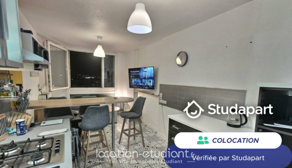 Colocation �tudiante Studio &agrave; Lyon 8�me arrondissement (69008)
