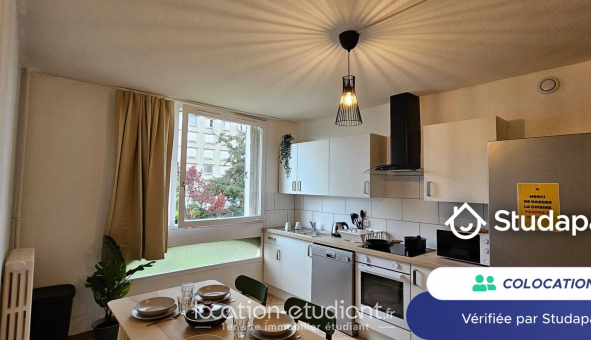Colocation �tudiante Studio &agrave; Lyon 8�me arrondissement (69008)