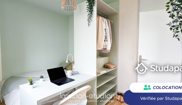 Colocation �tudiante Studio &agrave; Lyon 8�me arrondissement (69008)