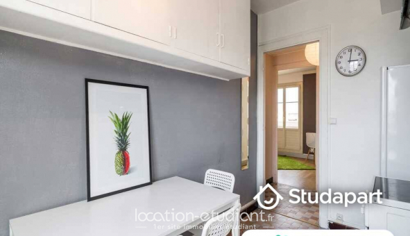 Colocation �tudiante Studio &agrave; Lyon 8�me arrondissement (69008)